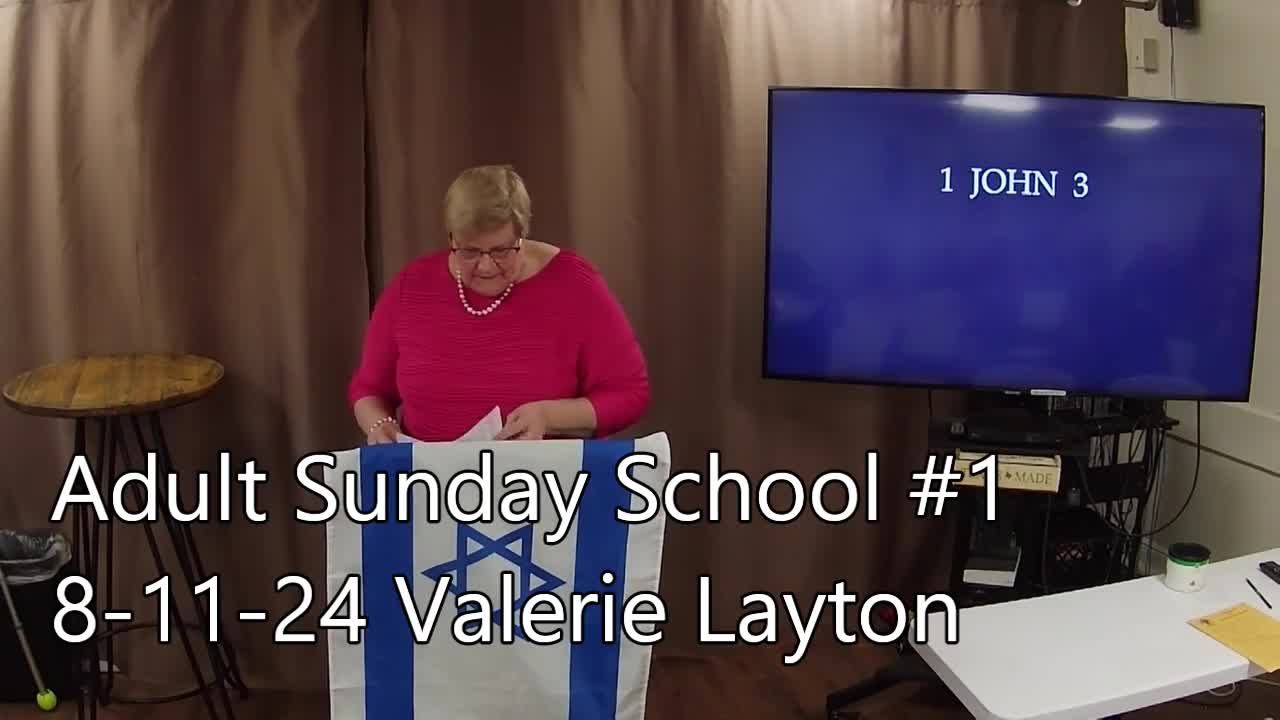 Adult Sunday School 1 