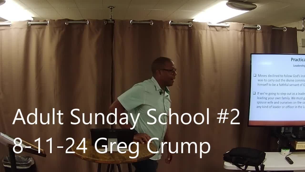 Adult Sunday School 2