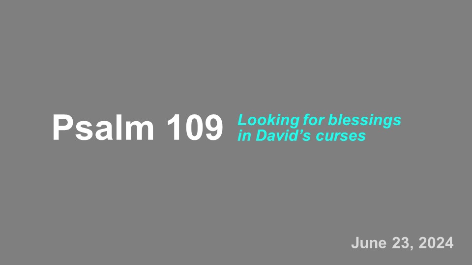 Psalm 109