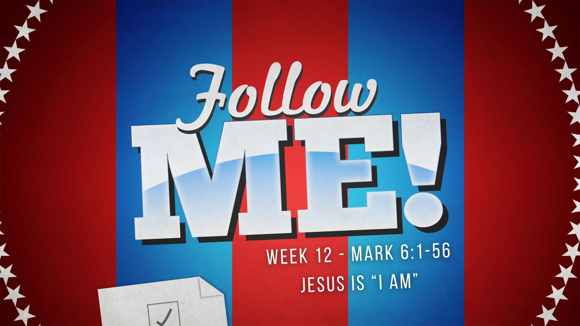 Follow Me! Jesus is I AM